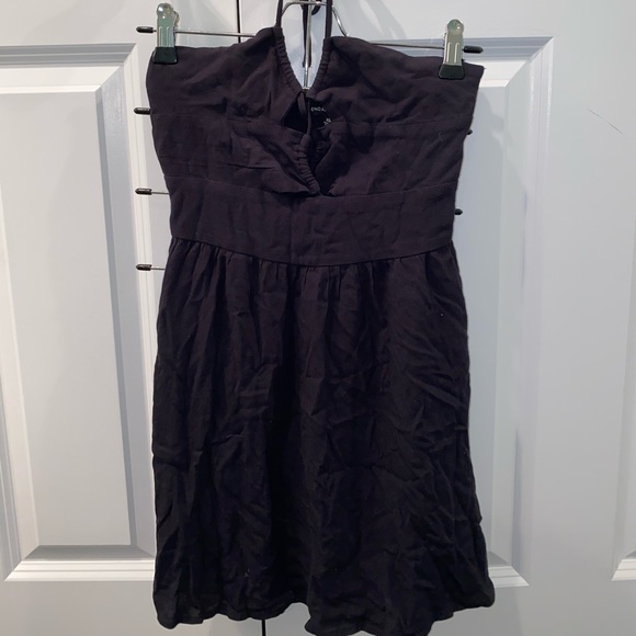 Pacsun Mini Black Halter Sundress - Picture 2 of 6